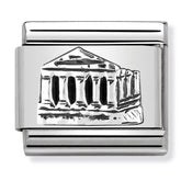 Nomination Composable Classic Link 330105/22 Parthenon Relief in 925 Silver